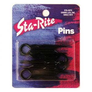 Plastic Hair Pins - Black