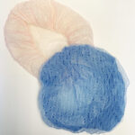 Eyelet Covered Shower Cap