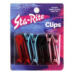 Colored Double Prong Clips (1⅞")