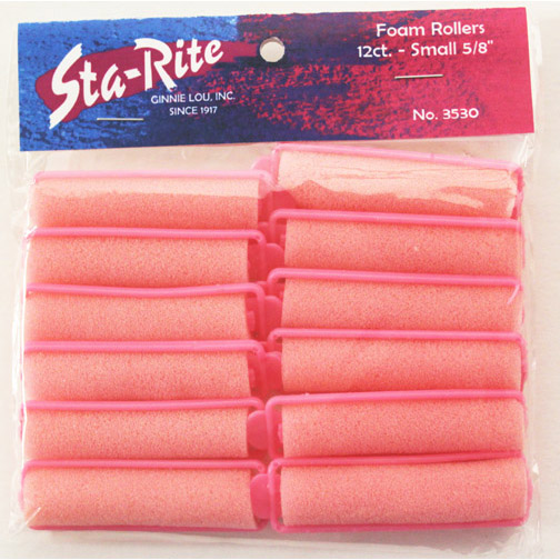 Small Pink Foam Rollers