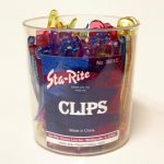 Assorted Sectioning Clips in a Drum