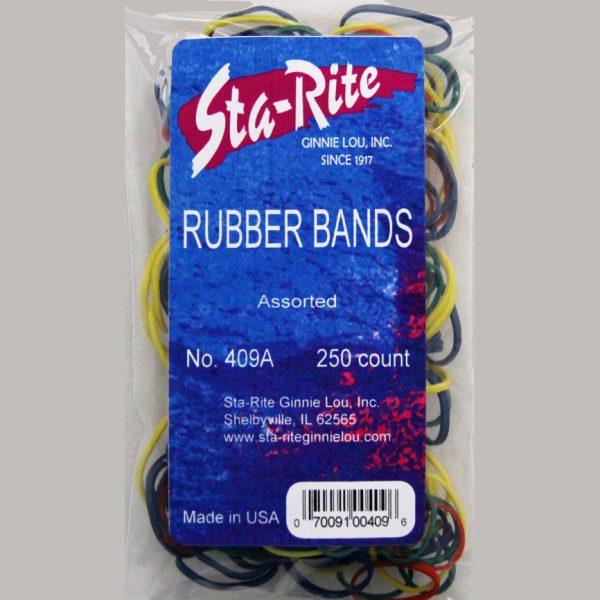 #8 Rubber Bands - 250ct. - Assorted Colors