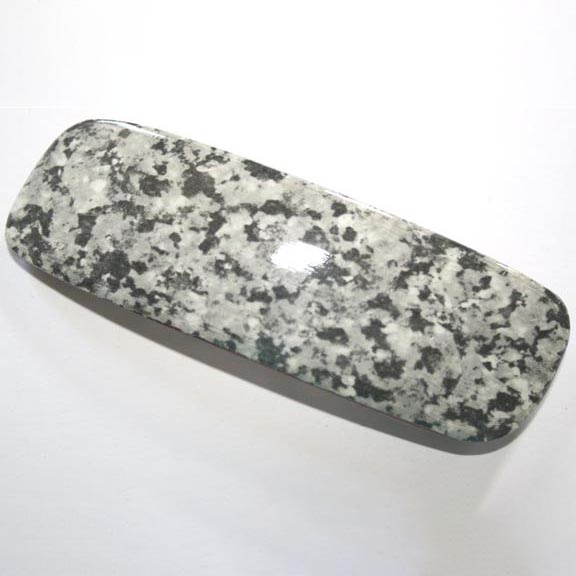 Granite French Clasp Barrettes - Gray