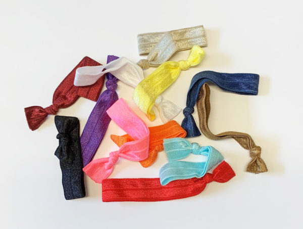 No crease elastic hair tie