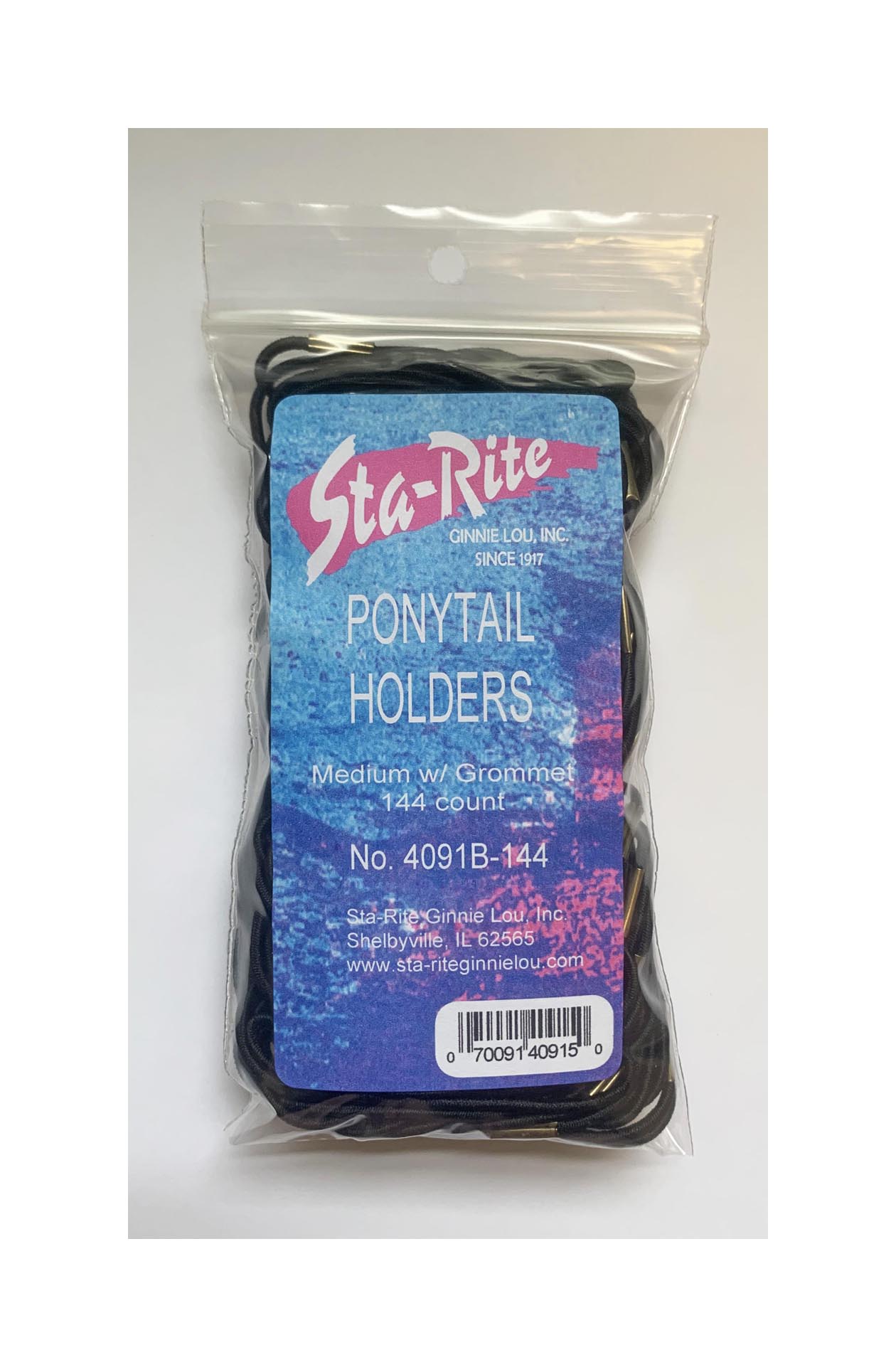 Medium, Grommet Ponytail Holders – Bulk 144pc – 1 dozen